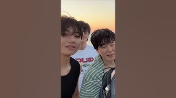 Jimin tries to pull down Taehyung