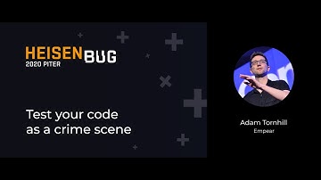Adam Tornhill — Test your code as a crime scene