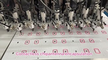 How we encapsulate the contactless chip antenna for your rfid card?