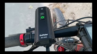 SORIDER BICYCLE LIGHT 2,000 LUMENS UNBOXING and TEST | SoRider BR-2000