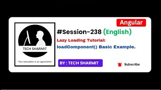 LoadComponent Example  | Angular tutorial in English (Session-238)