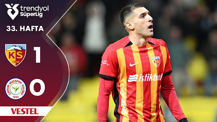 Vestel | Kayserispor (1-0) Çaykur Rizespor - Highlights/Özet | Trendyol Süper Lig - 2024/25