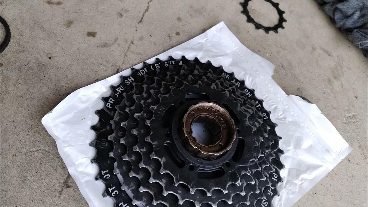how to disassemble and assemble freewheel cogs YouTube