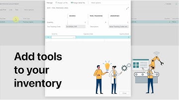 10 | Adding tool inventory in Microsoft Dynamics 365 Business Central with IBODigital’s sToolTracker