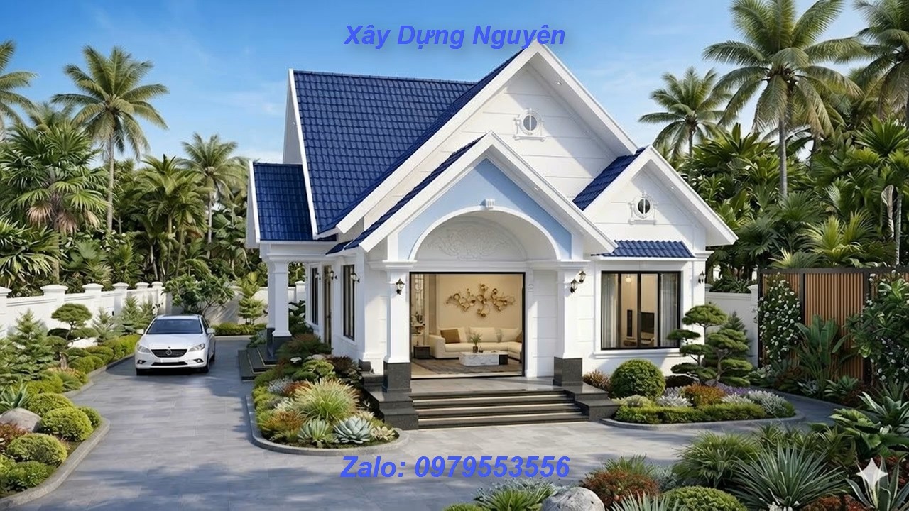 Mẫu Nhà Cấp 4 Mái Thái Diện Tích 8x15m Thiết Kế 3 Phòng Ngủ #cap4 #maithai
