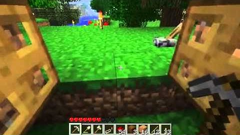 Minecraft - Drawbridge/Trapdoor Cave Entrance