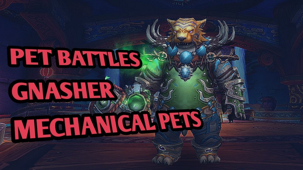 How to beat Gnasher using mechanical pets - world of warcraft
