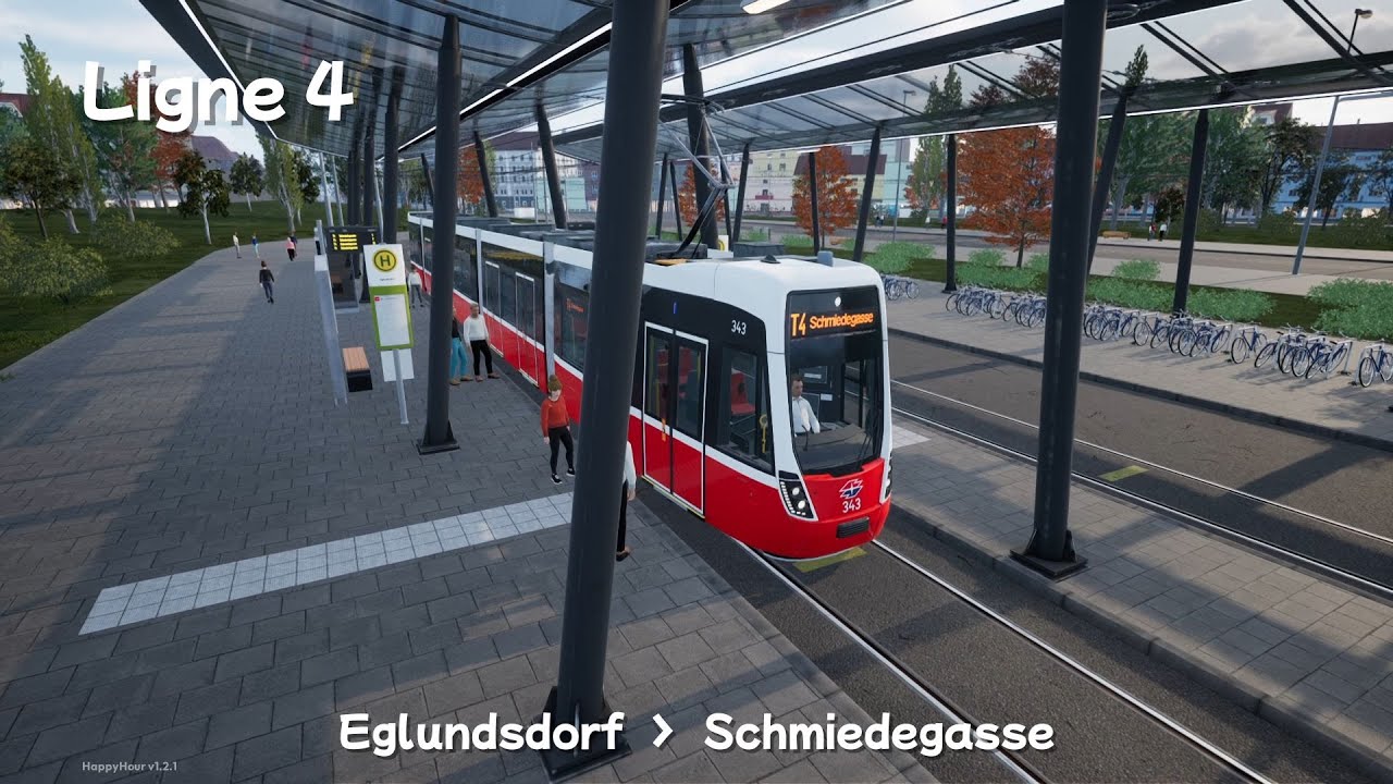 City Transport Simulator - Saison 2 Ligne 4 Type D _ EGLUNDSDORF----SCHMIEDEGASSE