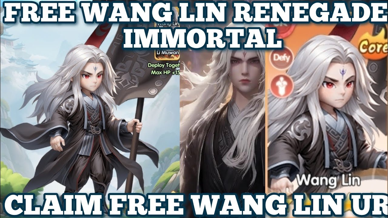 Claim Free Wang Lin Best UR Hero & Tier List Renegade Immortal 2026 ! Tips Terbaru Renegade Immortal