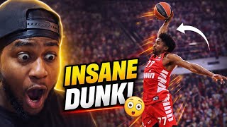 First Time Reacting to EuroLeague | TOP 30 DUNKS That SHOCKED the Arena