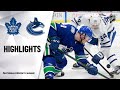 Maple Leafs @ Canucks 4/18/21 | NHL Highlights
