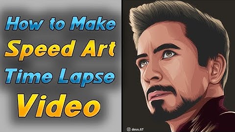How to Make Speed Art Time lapse Video  |  Vector art Tutorial  |  Dev EditZ