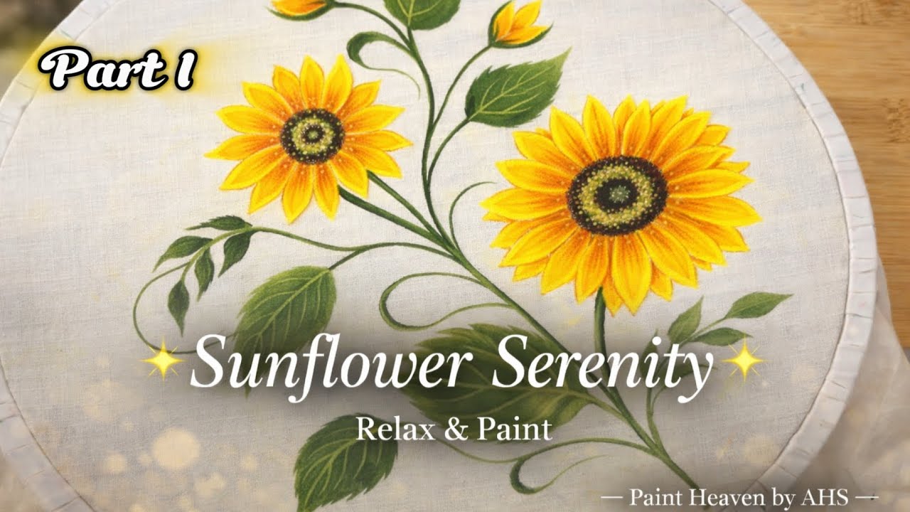 How to Paint Sunflowers 🌻 | Easy & Complex Petals Tutorial – Part 1