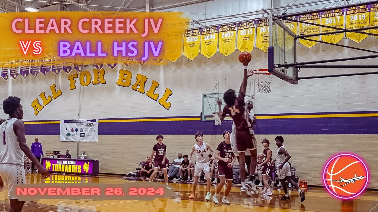 Clear Creek HS JV vs Ball HS JV basketball game at Ball High School