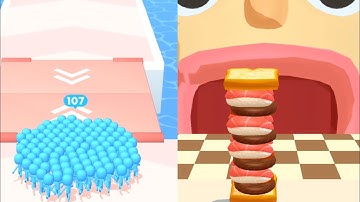 Count Master Vs Sandwich Runner| All levels| Android ios Game|Gameplay walkthrough 21