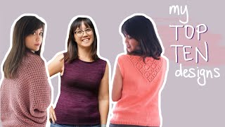 Five years as a knitwear designer | My top 10 knitting patterns