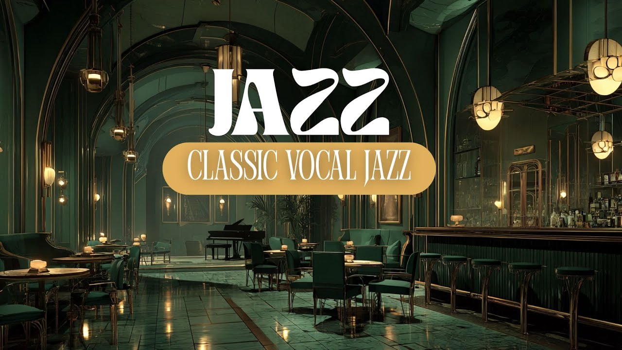Classic Vocal Jazz – Smoky Jazz Club Vibes | Soft Piano & Bass