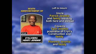 D’Oliviera Henry Jeremie long