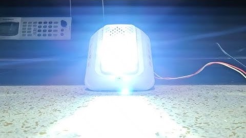 System Sensor P2WLED LED L series horn strobe all tones test