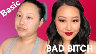 Basic to Bad Bitch Makeup Transformation | Jasmine Diamond