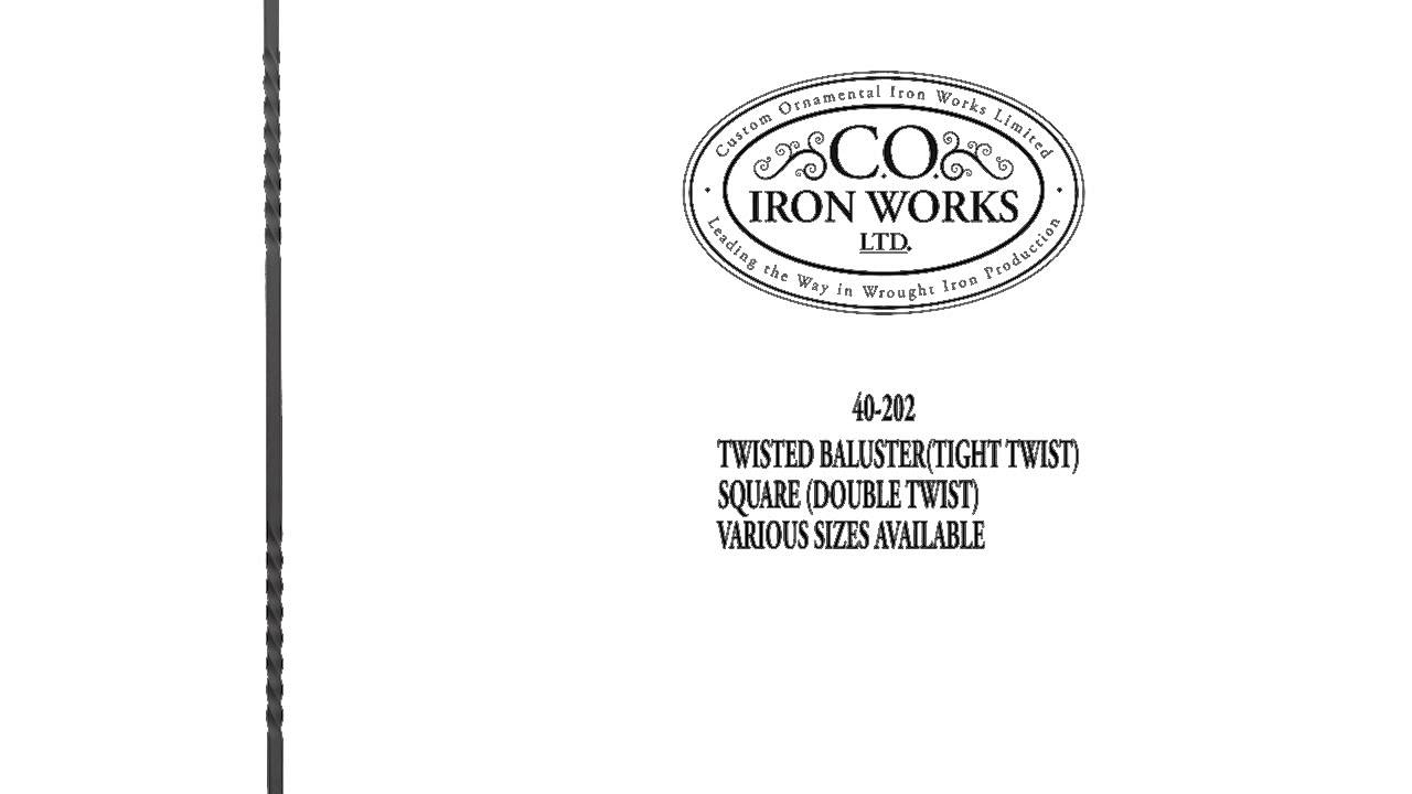 40-202  Custom Ornamental Iron Works