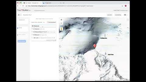 How to use Tour Builder (through Google Earth) to create interactive tours.