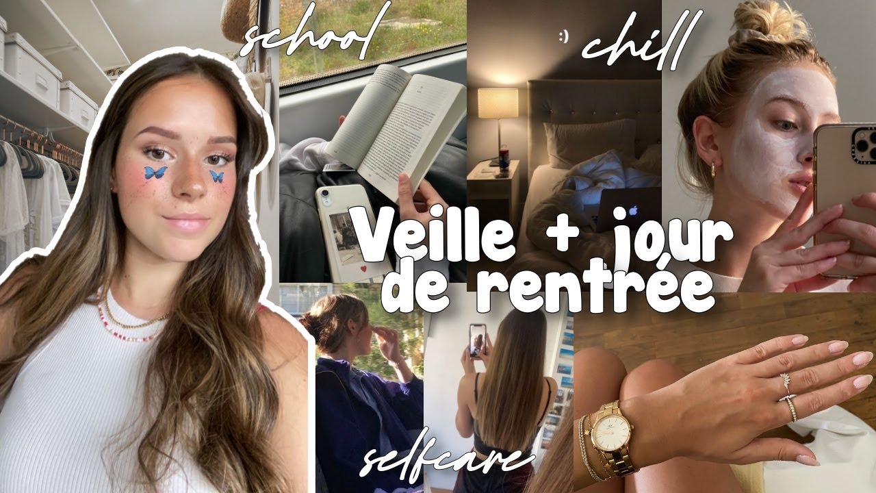 Routine veille et jour de la rentrée ! Reprenons un bon rythme (études sup fac)