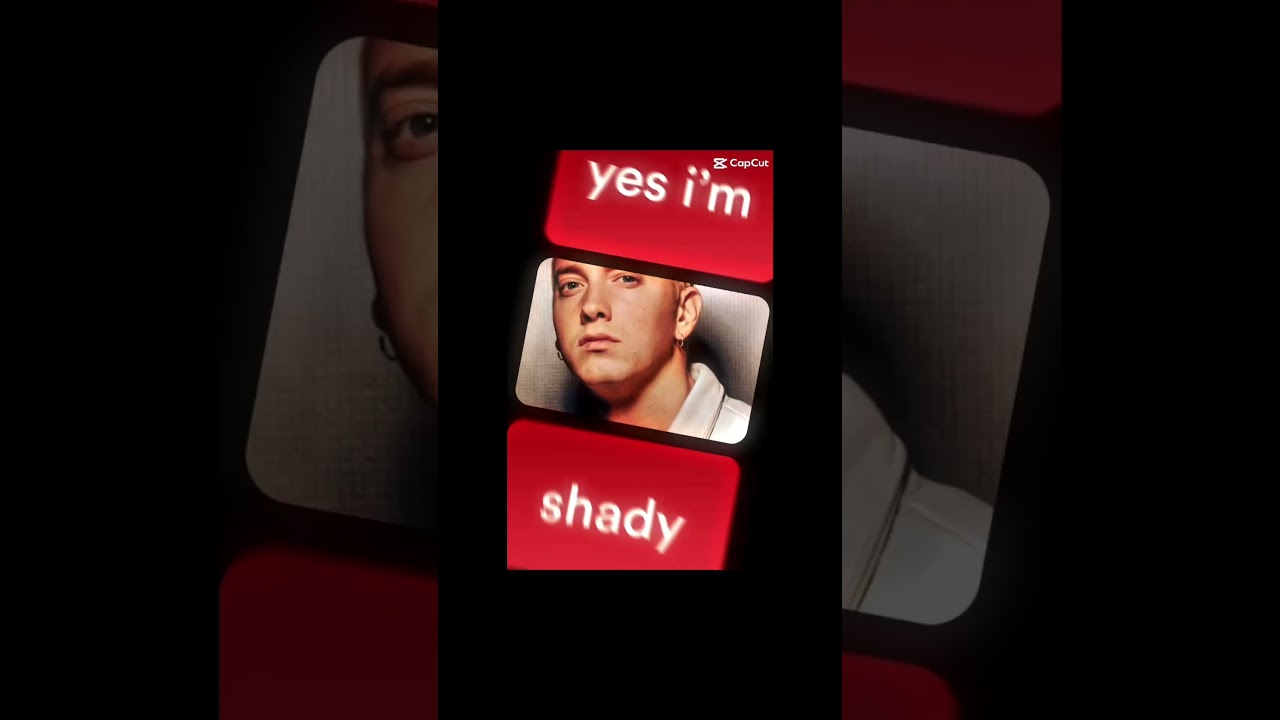 He is slim shady 