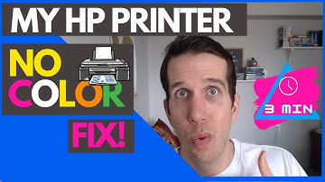 How to Fix HP printer not printing color after windows 10 update