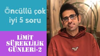 ÖNCÜLLÜ LİMİT SÜREKLİLİK SORULARI | ÇOK İYİ 5 SORU screenshot 5