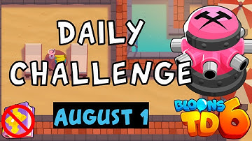 Bloons TD 6 Daily Challenge | Sports In The Resort | No Hero No MK No Powers | August 1 2023
