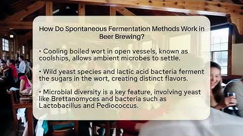 How Do Spontaneous Fermentation Methods Work in Beer Brewing? | The Pint Guy