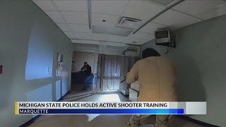 U.P. law enforcement participates in active shooter training