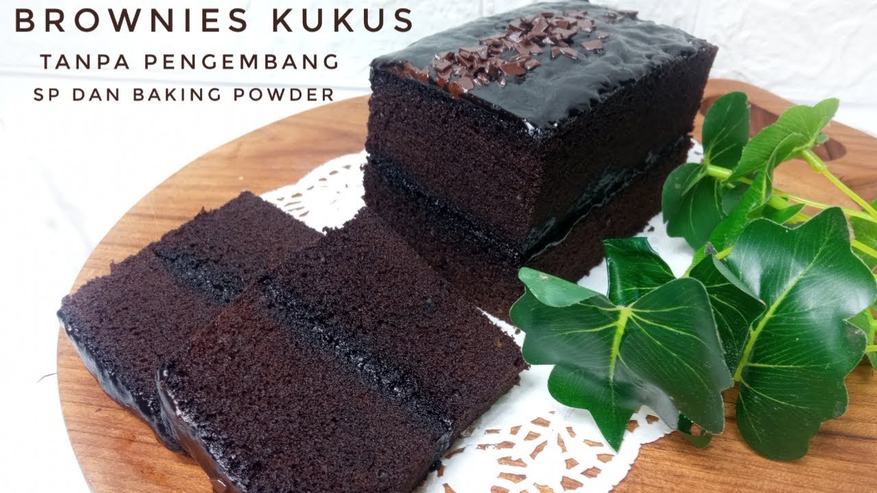 Brownies kukus tanpa pengembang, SP atau baking powder YouTube