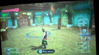 Legend of Zelda: Skyward Sword (Gameplay 3) Basic Sword Training