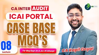 Lec 8 Ca Inter Audit Icai Portal Case Base Mcqs by Ca Kapil Goyal 20 To 22 22 Questions 1