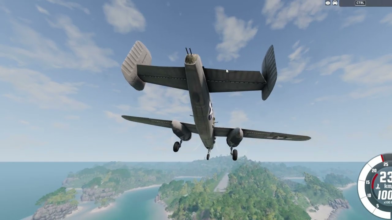 BeamNG drive jako symulator lotu #3 Jungle Rock Island