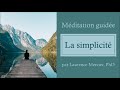 Mditation guide la simplicit