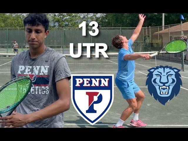 Court Level View 13 UTR College Tennis Battle - Kotzen vs Bharadwaj