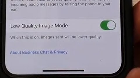 iPhone 11 Pro: How to Enable / Disable Messages Low Quality Image Mode | iOS 13