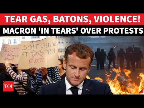FRANCE BURNS! 71,000+ Protesters Flood Paris As Students CLASH With Riot Police Amid Revolt