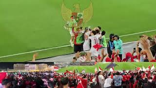 Momen Kemenangan Indonesia vs Korea, Suporter Indonesia memang beda