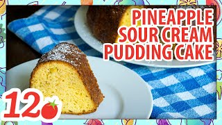 How to Make: Pineapple Sour Cream Pudding Cake