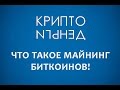 Майнинг биткойнов! Что такое биткойн майнинг?