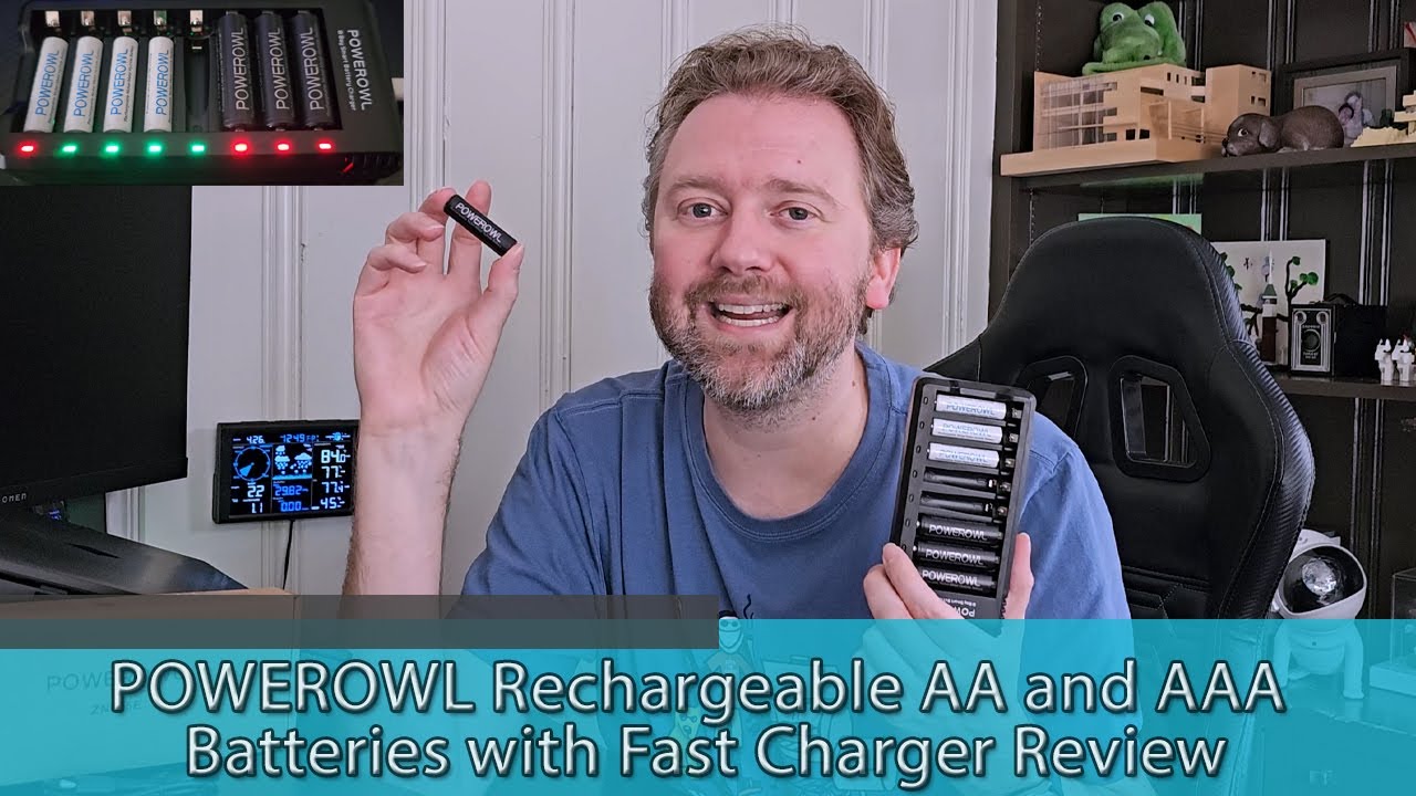 🔋 Аккумуляторы POWEROWL AA и AAA + быстрое зарядное устройство – стоят ли они своих денег? ⚡ Чест...