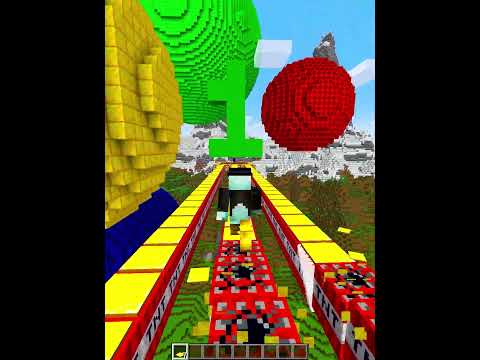 Minecraft TNT Run Craziest Ending🤯 (World's Smallest Violin) #minecraft #shorts