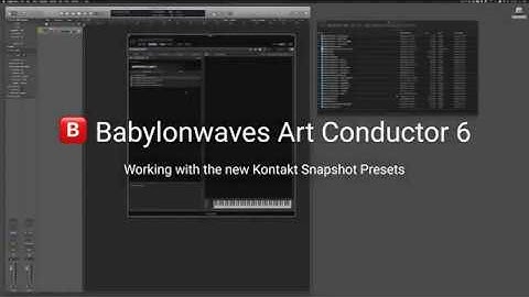 Babylonwaves Art Conductor 6 - All abou the new Snapshot feature