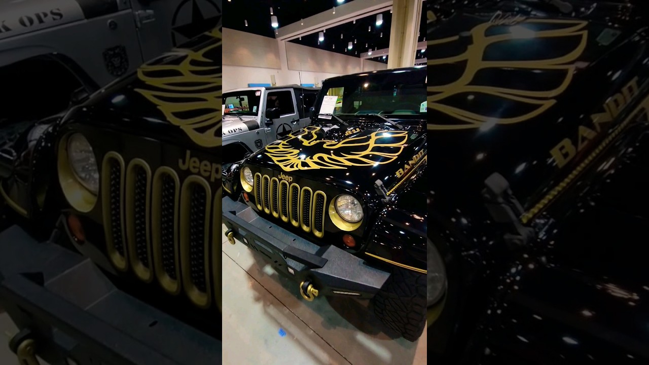 🦅 Smokey & the Bandit Trans Am themed JEEP at Vicari Auto Auctions 