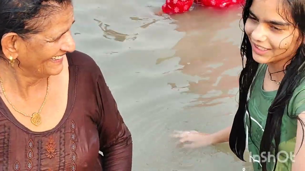 गंगा स्नान#शिवगंगा #मस्त #जय 🗾🙏