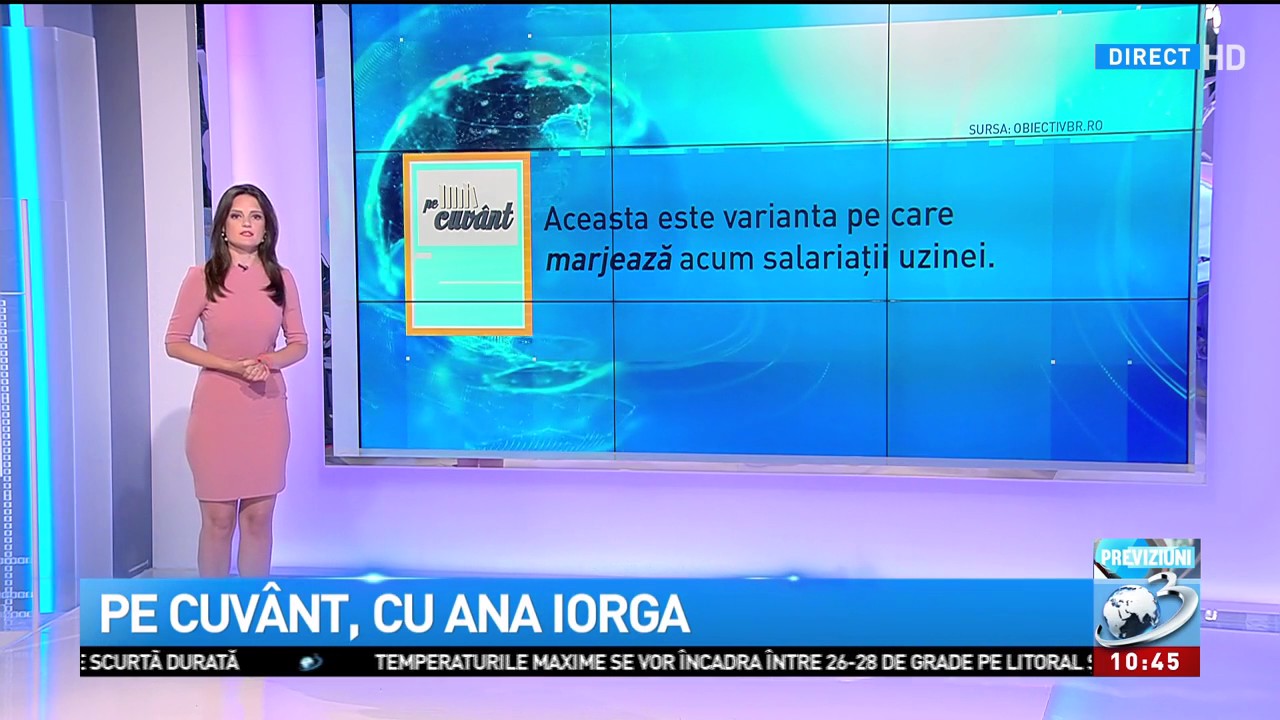 Pe cuvânt, cu Ana Iorga: De unde a apărut verbul ”a marja” care nu apare în dicționare dexmedetomidine